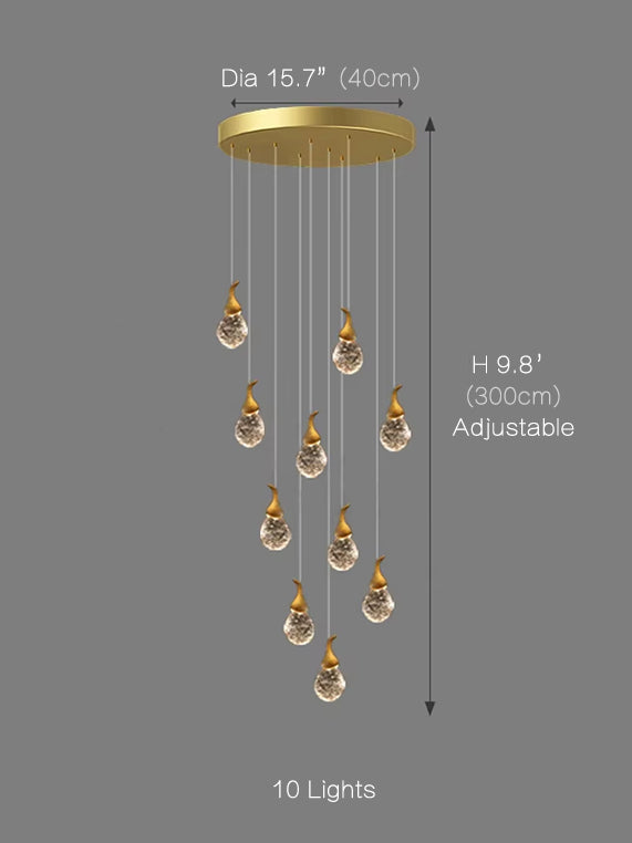 Bronze Gourd Chandelier