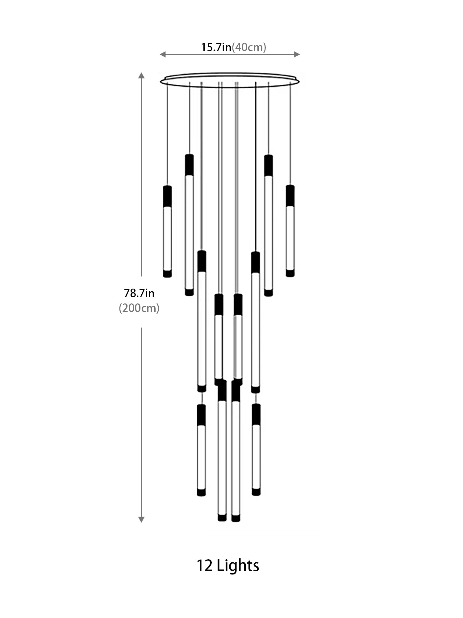 Modern Light Luxury Multi Chandelier