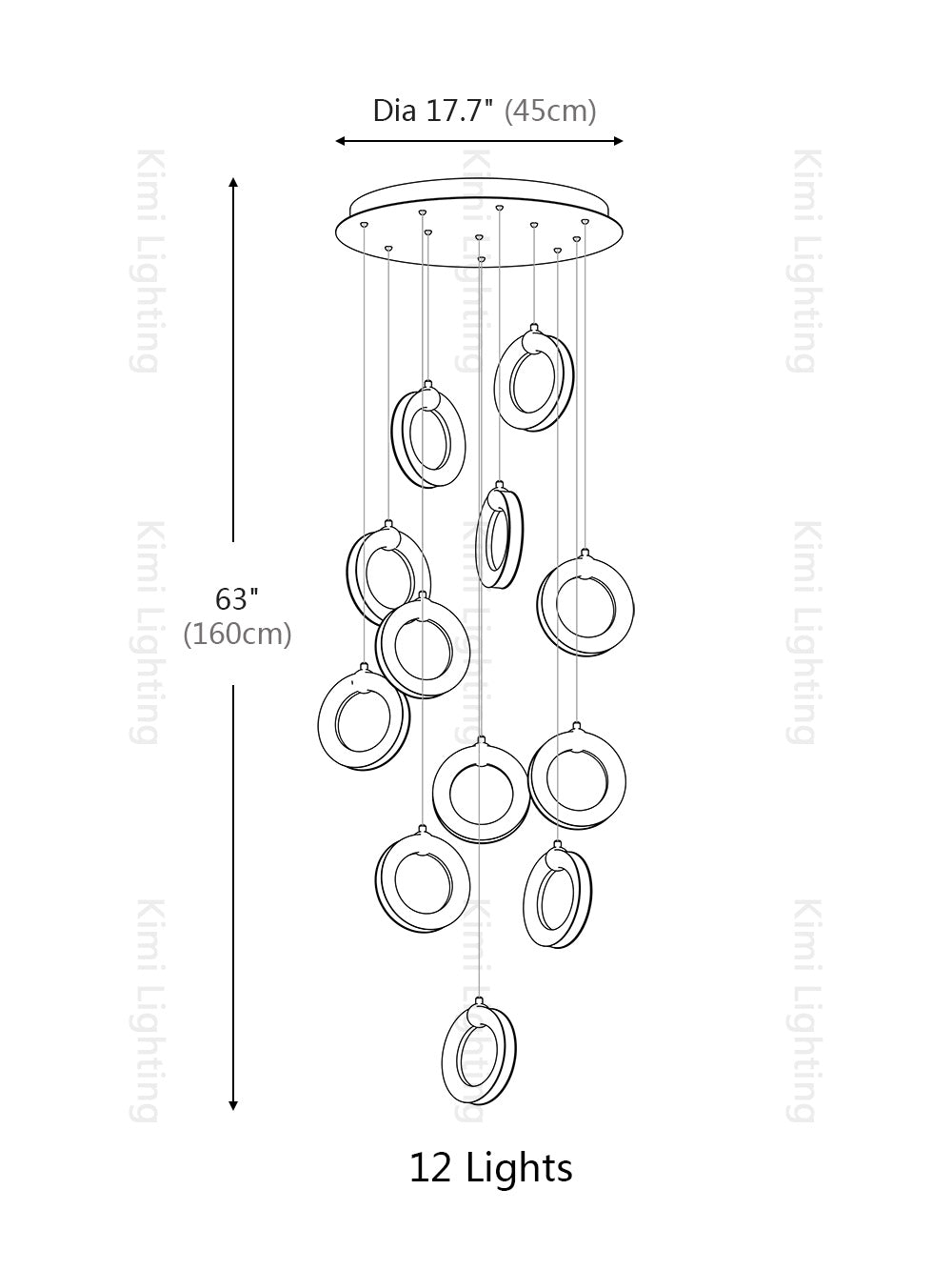 Cascade Pendant Light