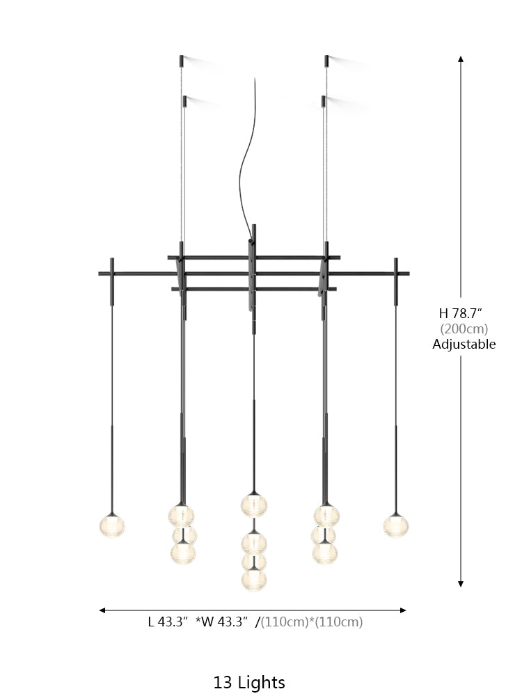 Algorithm Frame Pendant Lamp