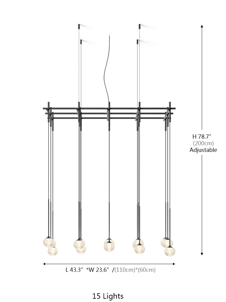 Algorithm Frame Pendant Lamp