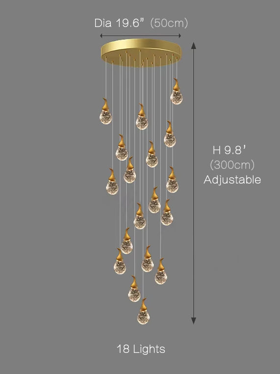 Bronze Gourd Chandelier