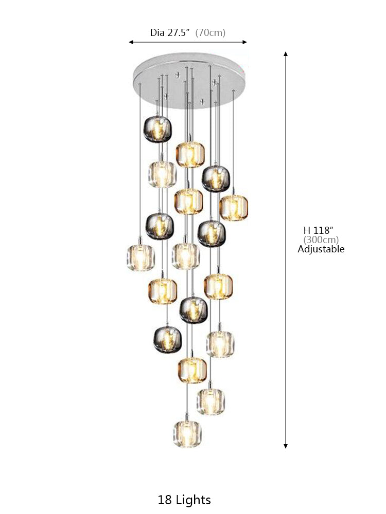 Cubie Suspension Chandelier