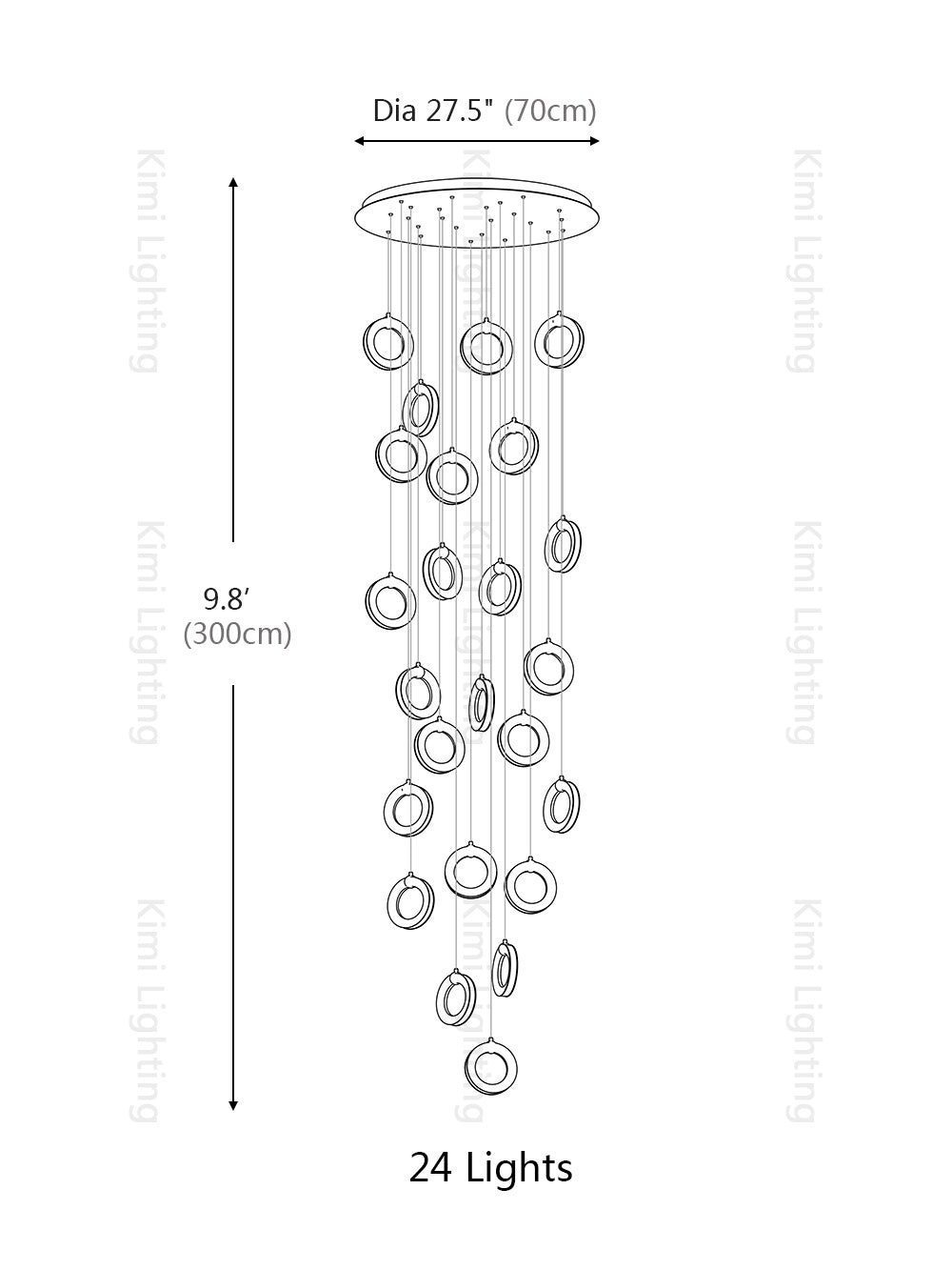 Cascade Pendant Light