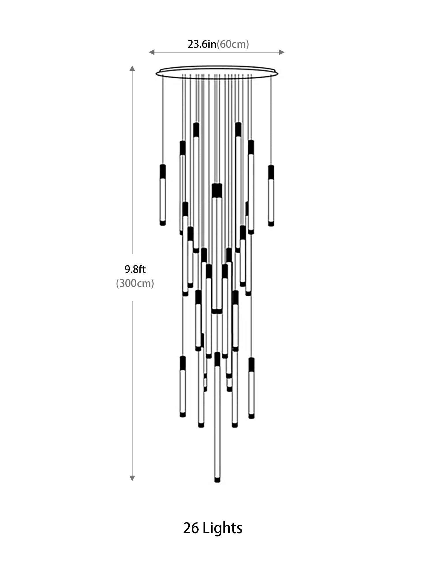 Modern Light Luxury Multi Chandelier