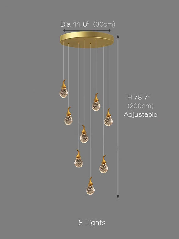 Bronze Gourd Chandelier