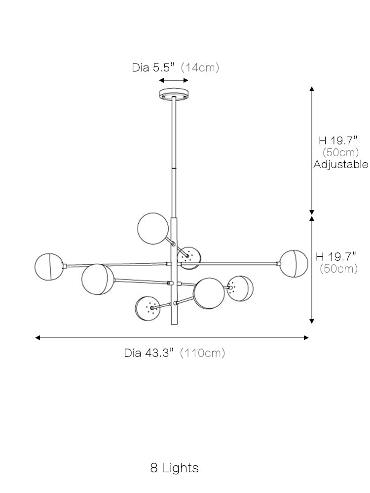 Compass Chandelier