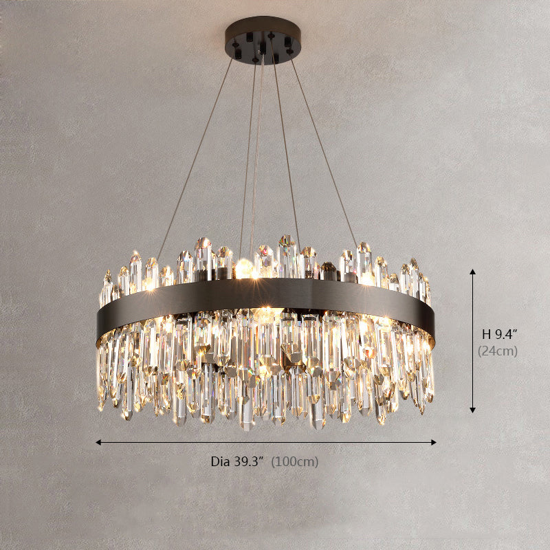 Circle Crystal Chandelier