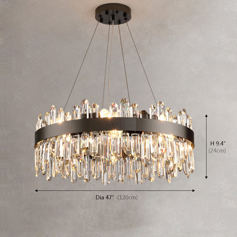 Circle Crystal Chandelier