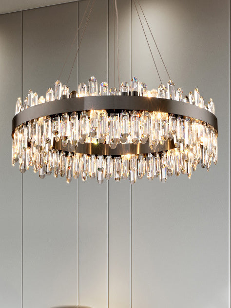 Circle Crystal Chandelier