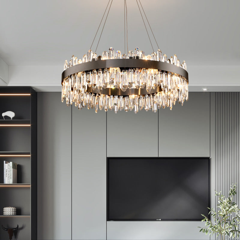 Circle Crystal Chandelier