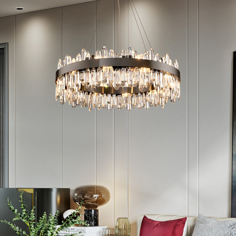 Circle Crystal Chandelier