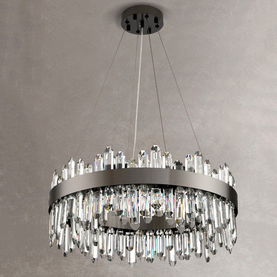 Circle Crystal Chandelier