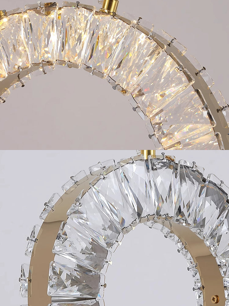 Circle Decorative Crystal Chandelier