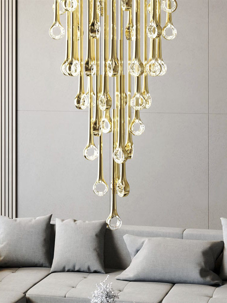 Contemporary Eyelet Chandelier