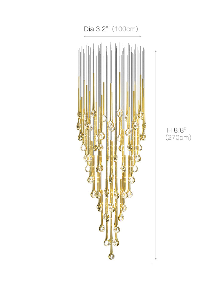 Contemporary Eyelet Chandelier