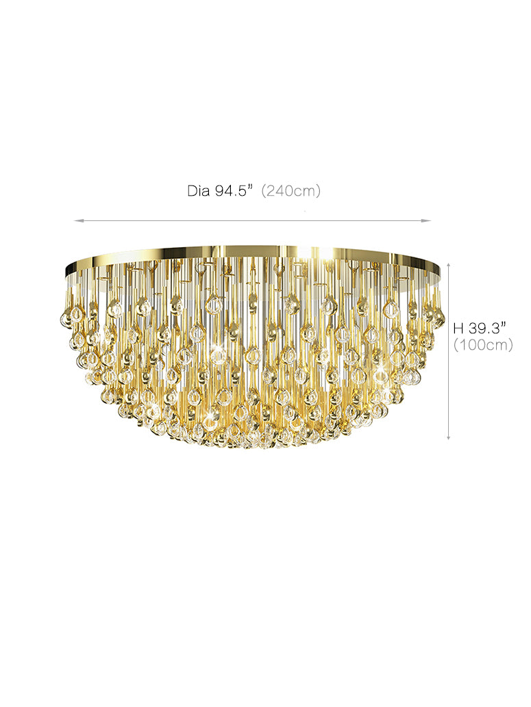 Contemporary Eyelet Chandelier