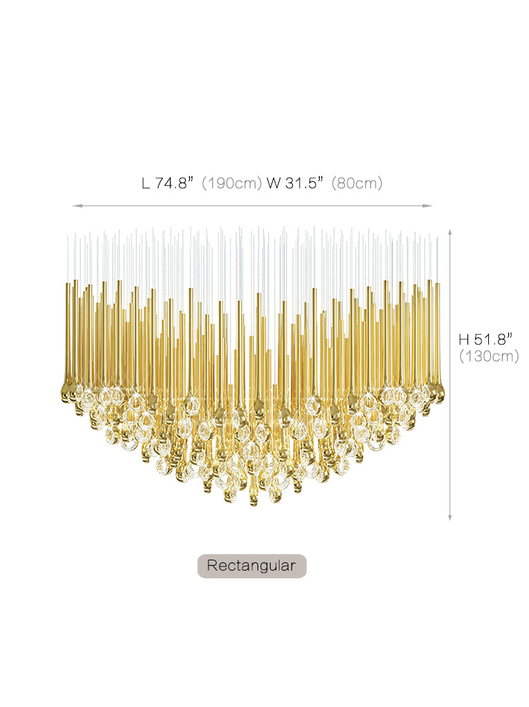 Contemporary Eyelet Chandelier