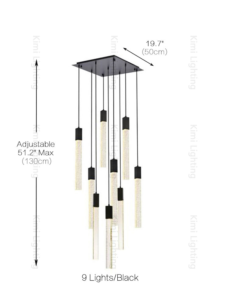 Crystal Linear Pendant Light