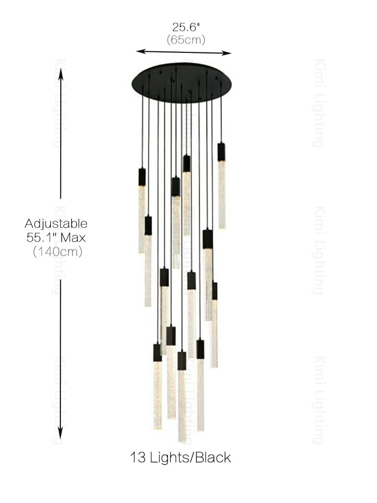 Crystal Linear Pendant Light