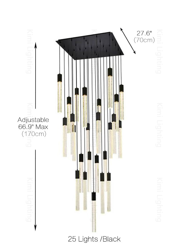 Crystal Linear Pendant Light