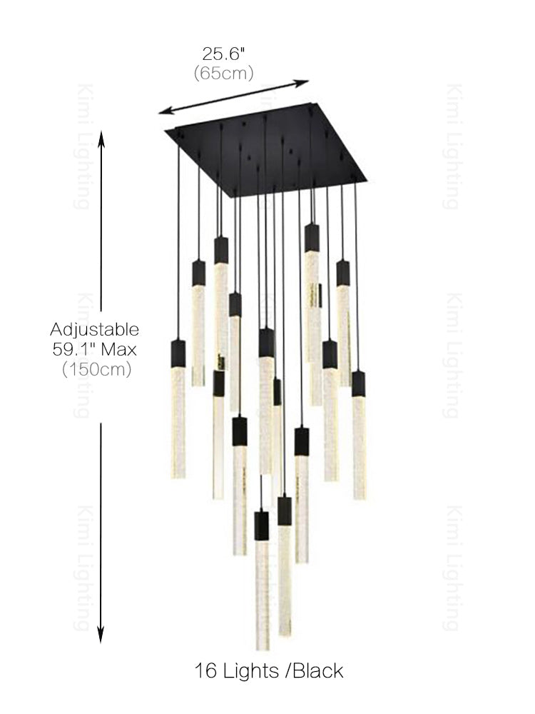 Crystal Linear Pendant Light