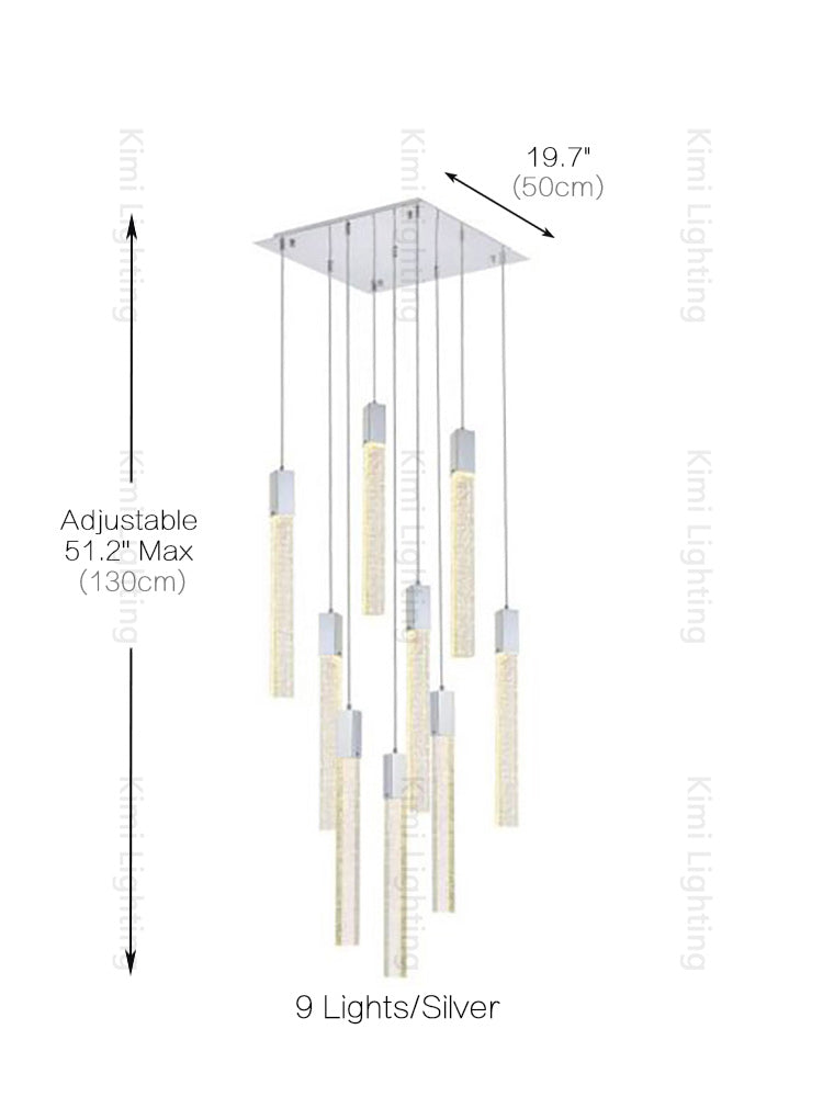 Crystal Linear Pendant Light