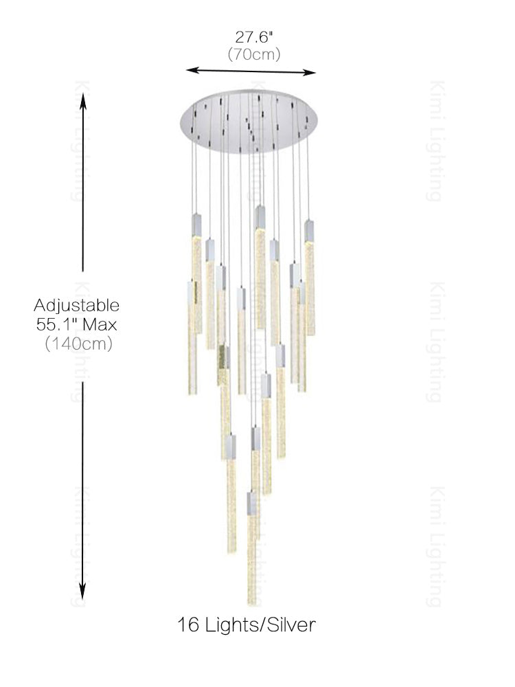 Crystal Linear Pendant Light