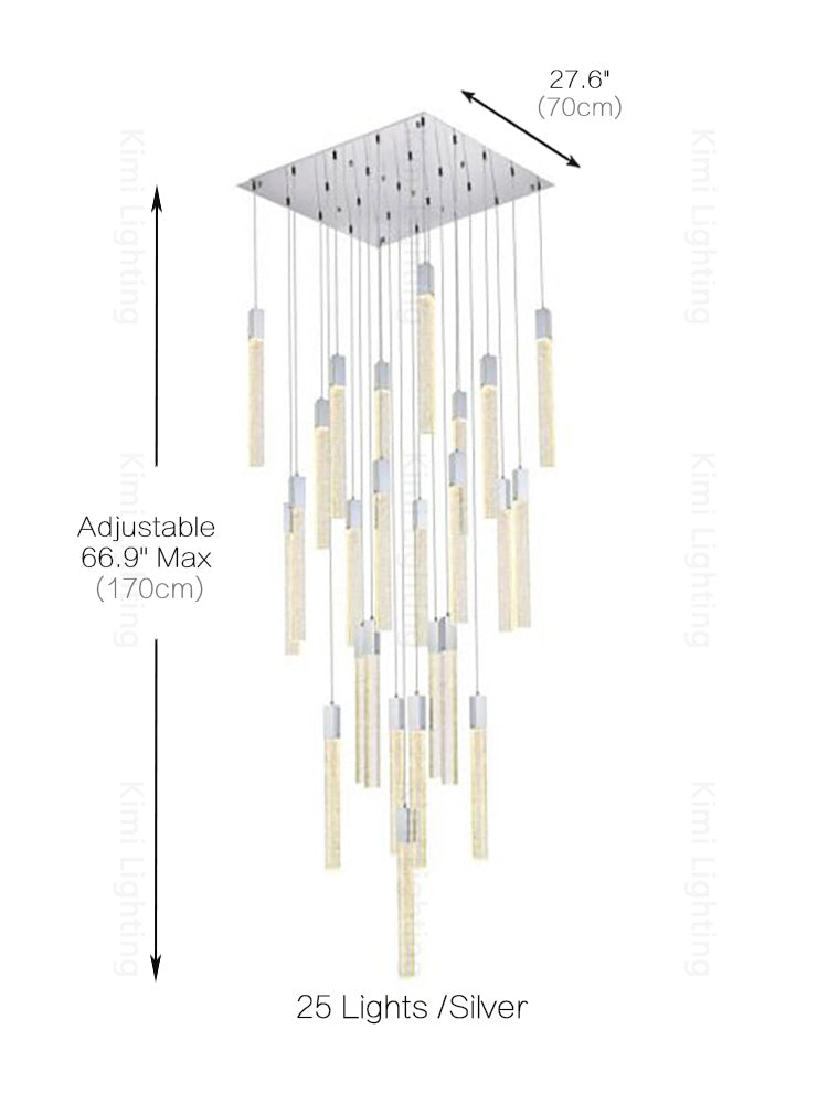 Crystal Linear Pendant Light