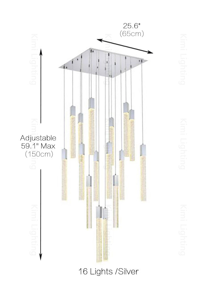 Crystal Linear Pendant Light