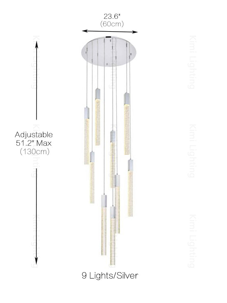 Crystal Linear Pendant Light