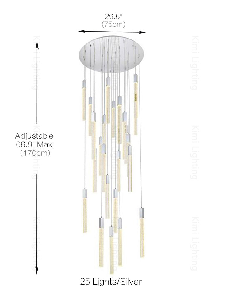 Crystal Linear Pendant Light