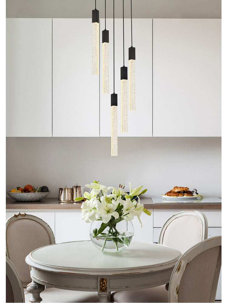 Crystal Linear Pendant Light