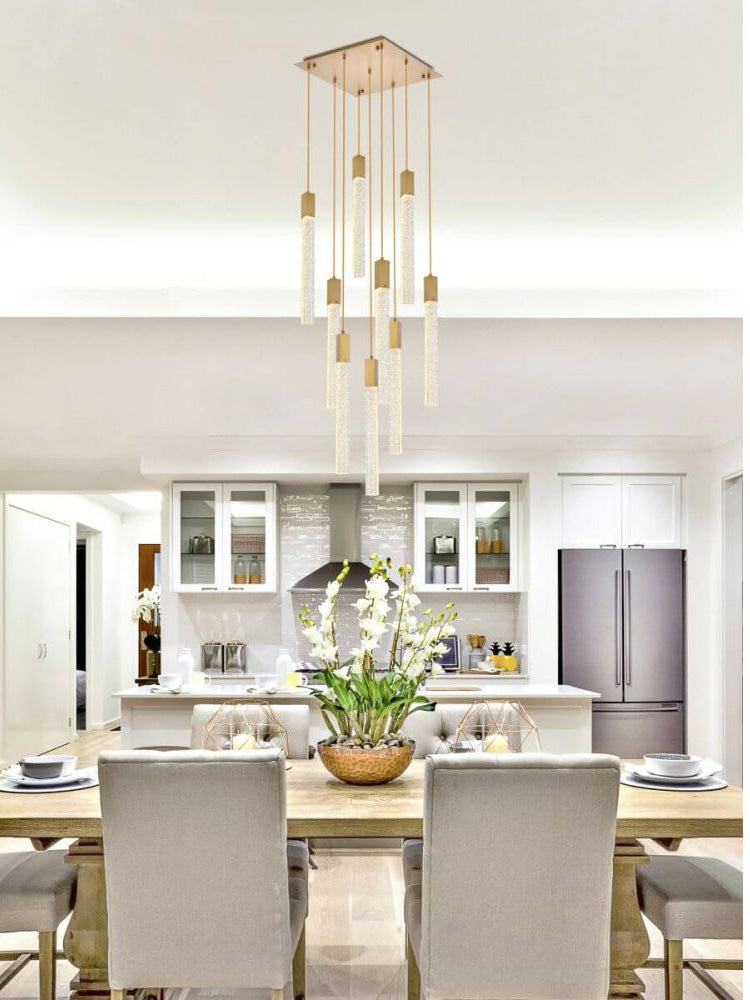 Crystal Linear Pendant Light