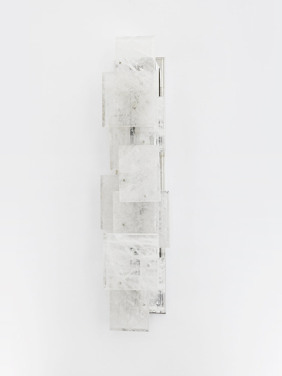 ESTÉREL Collection Matte Crystal Wall Sconce