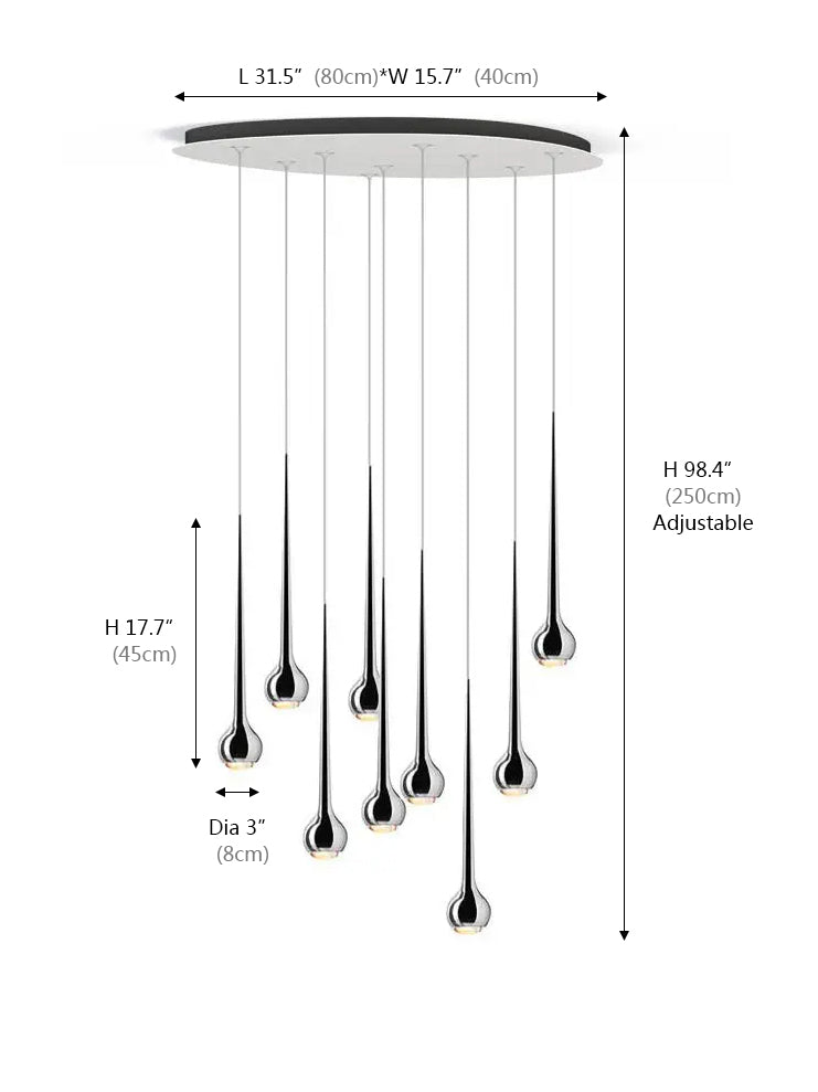 FALLING WATER Pendant lamp