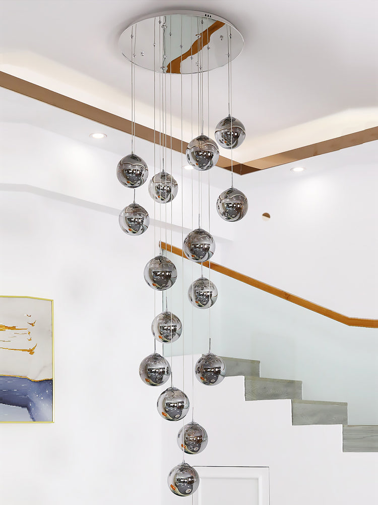 Mirror Glass Ball Pendant Lighting