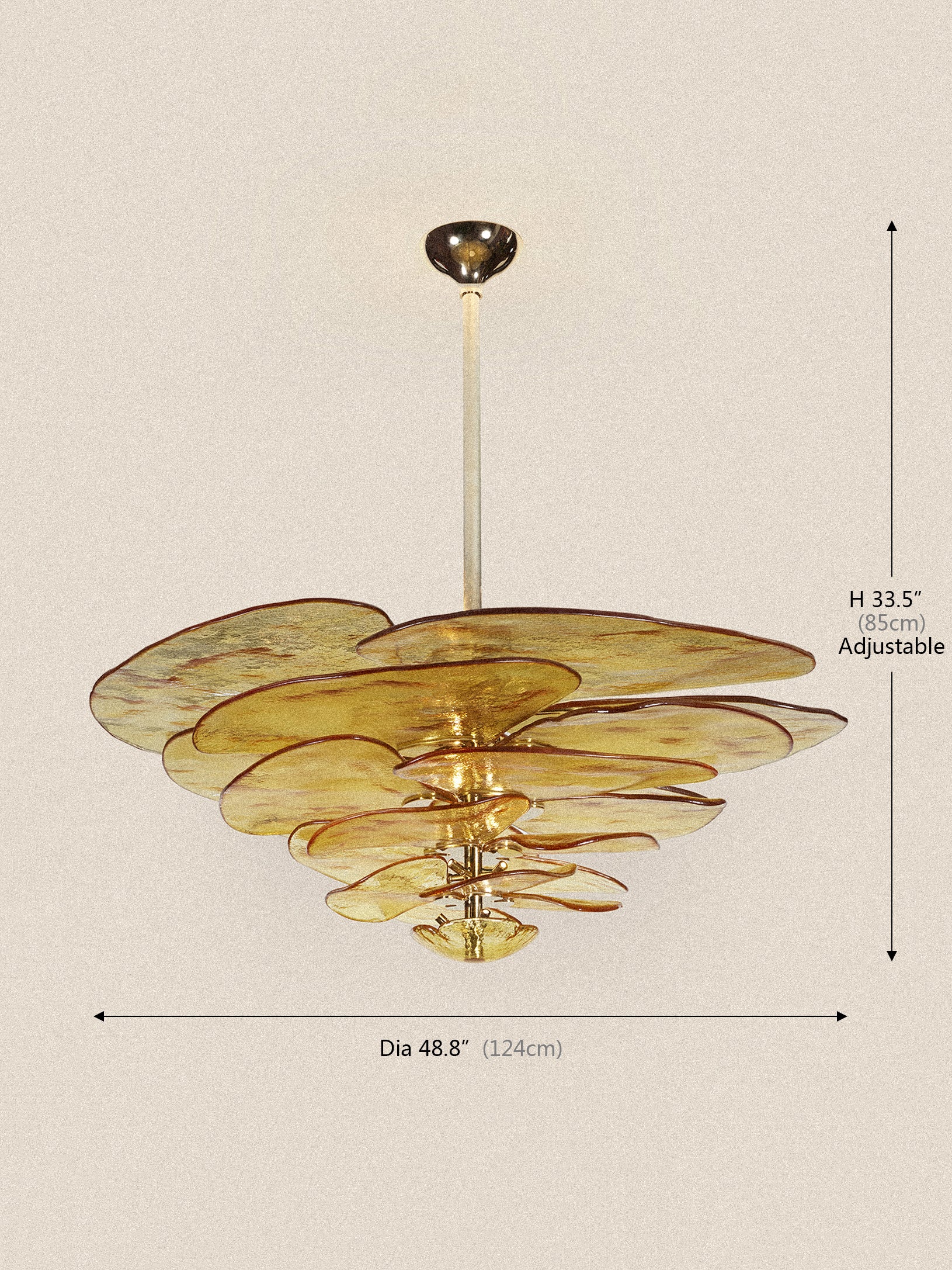 Lily Glass Chandelier