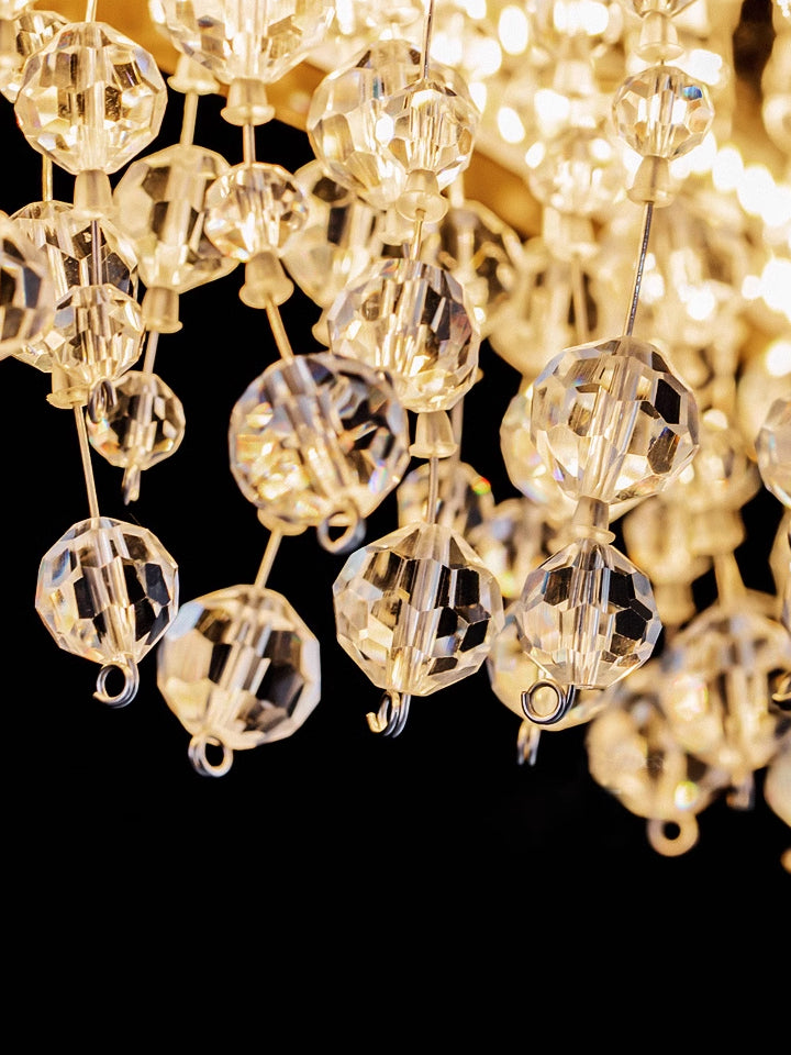 Luxury Linear Crystal Chandelier