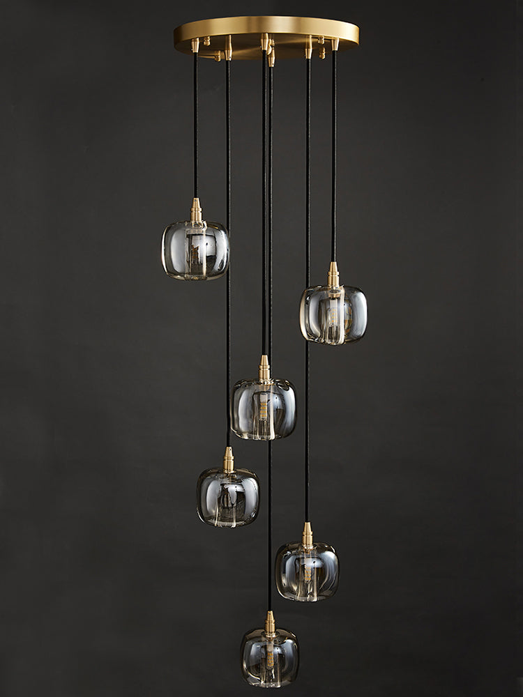 Melting Cube Pendant Light fixture