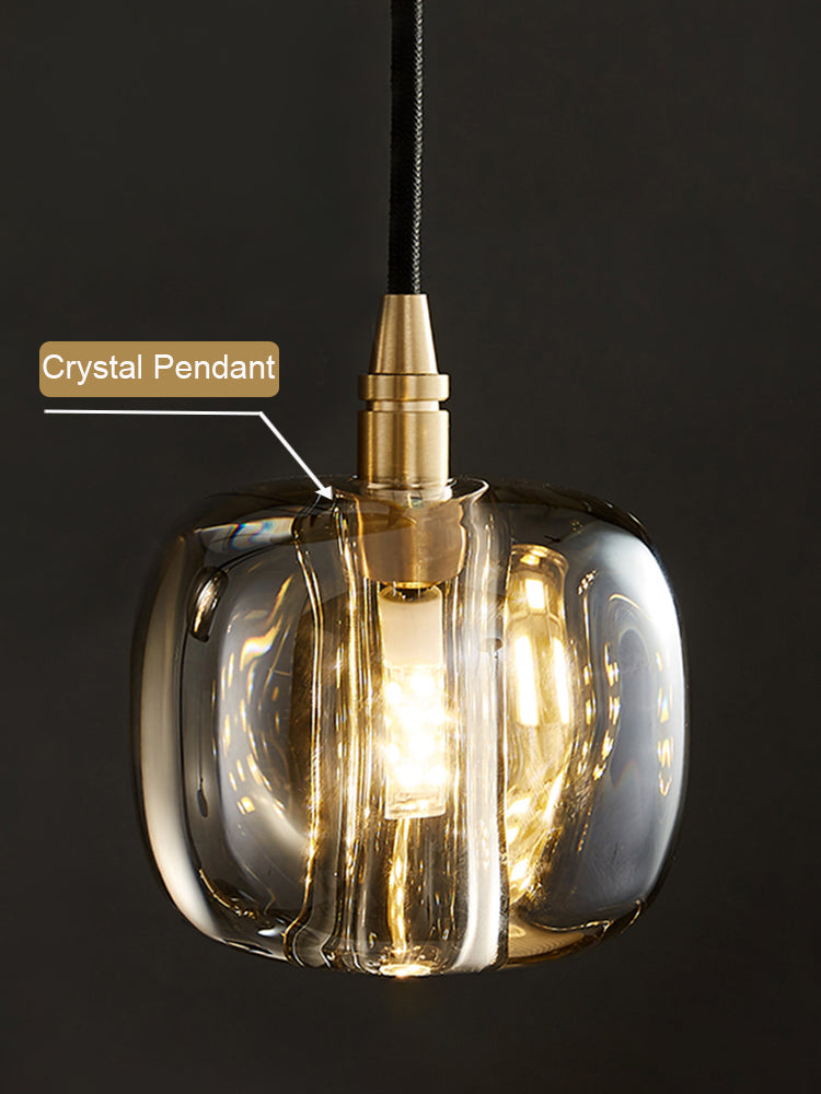 Melting Cube Pendant Light fixture