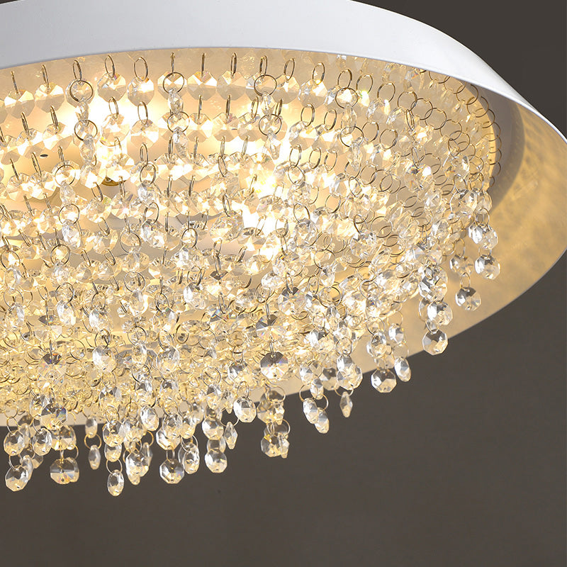 Round Crystal Chandelier Lighting