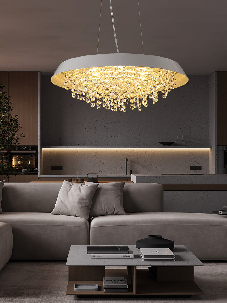 Round Crystal Chandelier Lighting