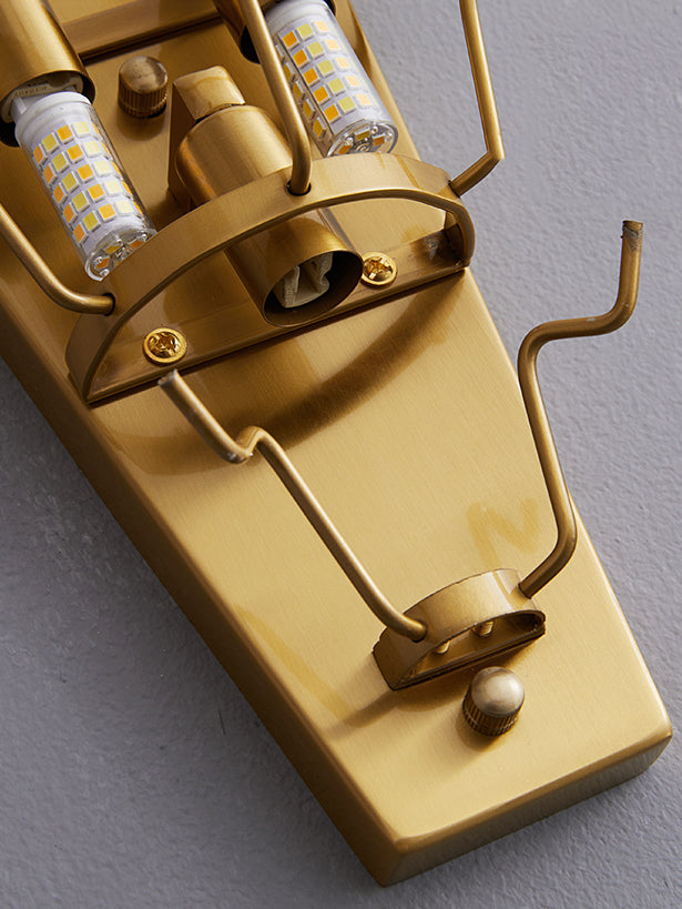 Simple Brass Wall Sconce