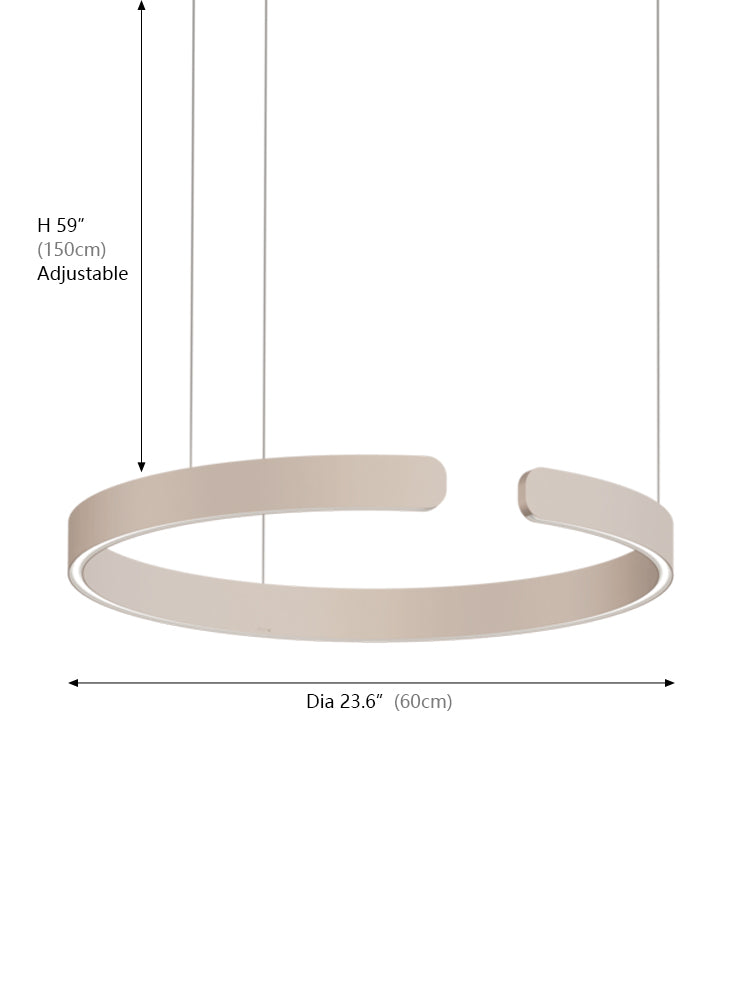 Mito Sospeso Ring Shape Pendant Light