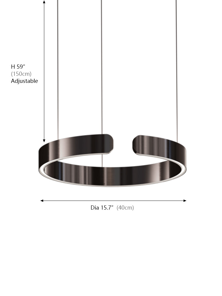 Mito Sospeso Ring Shape Pendant Light