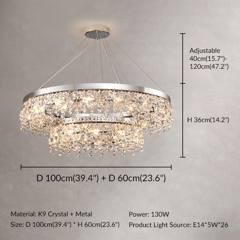 Luxury Round Crystal Chandelier