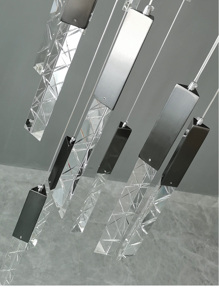 Crystal Prism Pendant Light