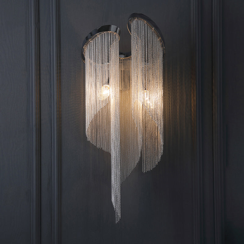 Modern-Aluminum-Chain-Tassel-Wall-Sconce