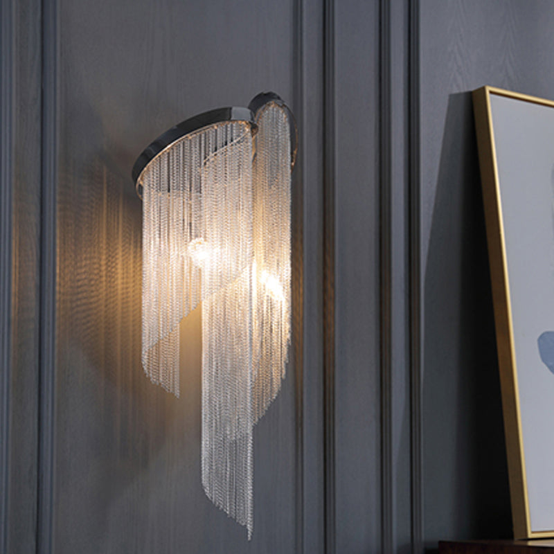 Modern-Aluminum-Chain-Tassel-Wall-Sconce